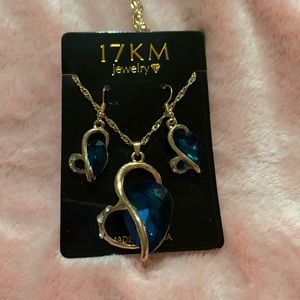 Necklace matching earrings